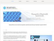 Tablet Screenshot of mazzalisrl.com